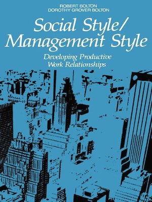 cover image of Social Style/Management Style